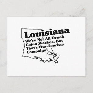 Carte Postale Slogan d'État de Louisiane