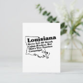 Carte Postale Slogan d'État de Louisiane (Debout devant)