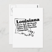 Carte Postale Slogan d'État de Louisiane (Devant / Derrière)