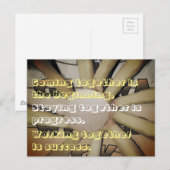 Carte Postale Slogan motivationnel et photo de netball (Devant / Derrière)