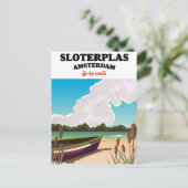 Carte Postale Sloterplas Amsterdam (Debout devant)