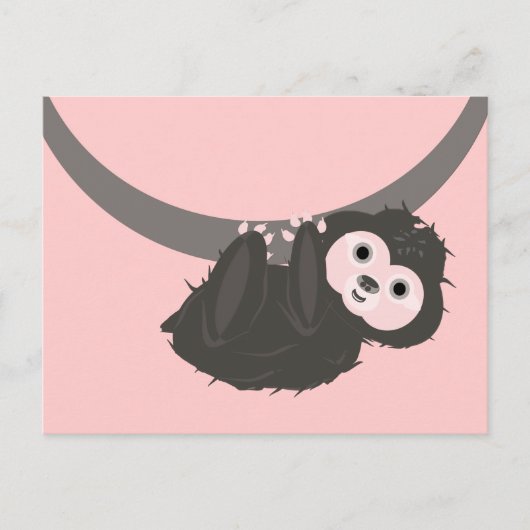 Carte Postale Sloth (Devant)