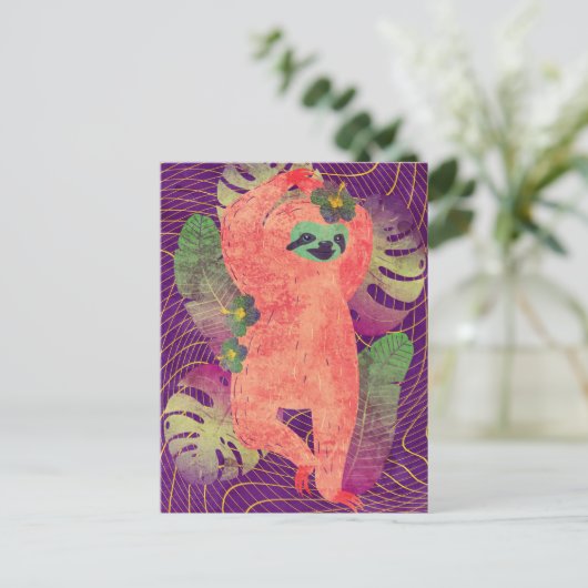 Carte postale Sloth (Debout devant)