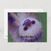 Carte Postale Sloth (Devant / Derrière)