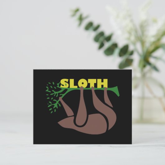 Carte postale Sloth (Debout devant)
