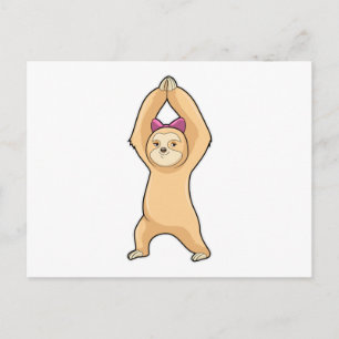 Carte Postale Sloth at Fitness