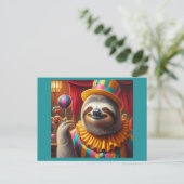 Carte Postale Sloth Clown (Debout devant)