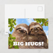 Carte Postale Sloth Couple (Devant / Derrière)