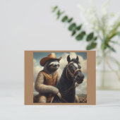 Carte Postale Sloth Cowboy (Debout devant)