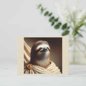 Carte Postale Sloth dans la Rome antique (Debout devant)