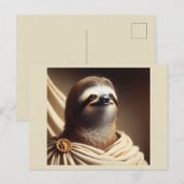 Carte Postale Sloth dans la Rome antique (Devant / Derrière)