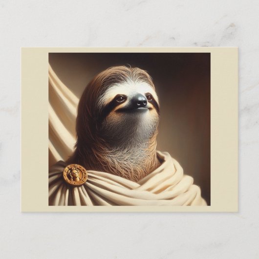 Carte Postale Sloth dans la Rome antique (Devant)