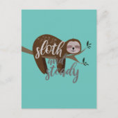 Carte Postale Sloth et Steady (Devant)