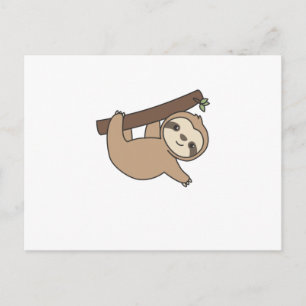Carte Postale Sloth Funny Relaxez De Mignons Animaux Pour Enfant