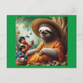 Carte Postale Sloth Grand-mère (Devant)