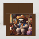 Carte Postale Sloth Grand-pa (Devant / Derrière)