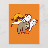 Carte Postale Sloth Halloween (Devant)
