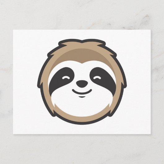 Carte Postale Sloth Mascot (Devant)