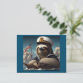 Carte Postale Sloth Sailor (Debout devant)