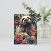Carte Postale Sloth vintage (Debout devant)