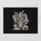 Carte Postale Sloth Yoga Funny Sloth (Devant)