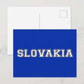 Carte Postale Slovaquie (Devant / Derrière)