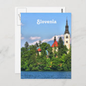 Carte Postale Slovénie (Devant / Derrière)