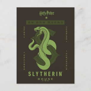 Carte Postale SLYTHERIN™ Maison Par Tous Les Moyens