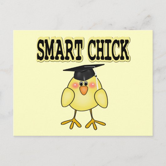 Carte Postale Smart Chick (Devant)