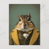 Carte Postale Smart Chipmunk (Devant)
