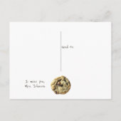 Carte Postale Smart Cookie Je Vous Manque Professeur À L'École (Dos)