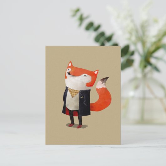 Carte Postale Smart Fox (Debout devant)
