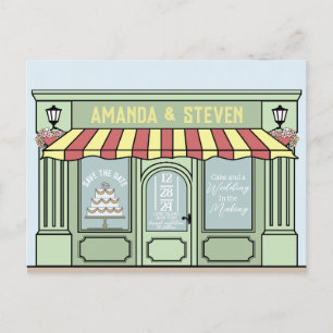 Carte Postale Smart, mignon, café thème enregistrer la conceptio