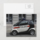 Carte Postale Smart Polizei Auto (Devant / Derrière)