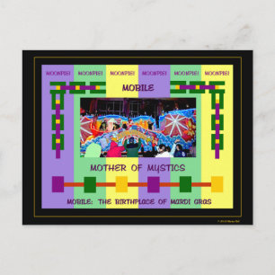 Carte Postale Smartphone: Lieu de naissance de Mardi Gras