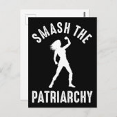 Carte Postale Smash Le Patriarcat (Devant / Derrière)
