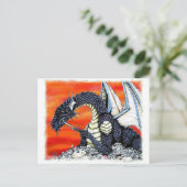 Carte Postale Smaug (Debout devant)