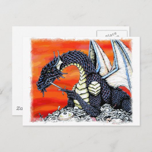 Carte Postale Smaug (Devant / Derrière)