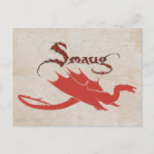 Carte Postale SMAUG™ Silhouette & Nom (Devant)