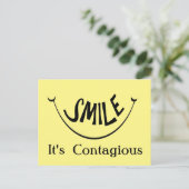 Carte Postale Smile C'est contagieux (Debout devant)