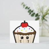 Carte Postale Smile Face Cupcake (Debout devant)