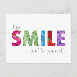 Carte Postale Smile Happy Cote 02 - Soyez votre moi