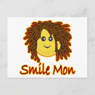 Carte Postale Smile Mon Feu Rasta Visage