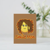Carte Postale Smile Mon Feu Rasta Visage (Debout devant)
