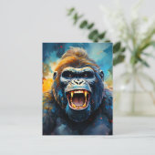 Carte Postale Smiling gorilla (Debout devant)