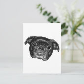 Carte Postale Smiling Pug Point Post (Debout devant)