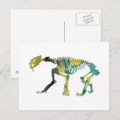 Carte Postale Smilodon (Devant / Derrière)