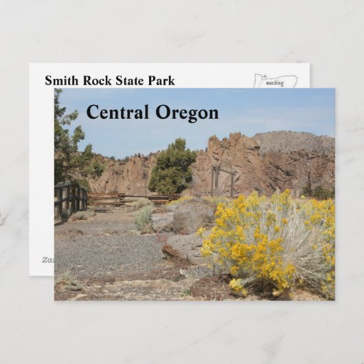 Carte Postale Smith Rock Fall (Devant / Derrière)