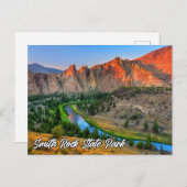 Carte Postale Smith Rock State Park, Oregon, États-Unis (Devant / Derrière)