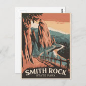 Carte Postale Smith Rock State Park Vintage (Devant / Derrière)